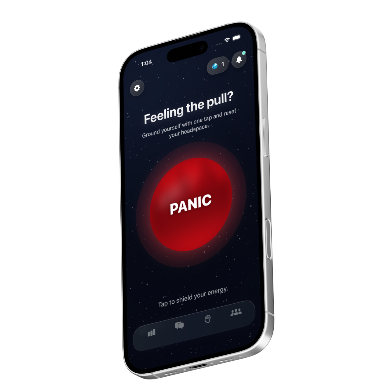 Hit PANIC — the red button is always one tap away